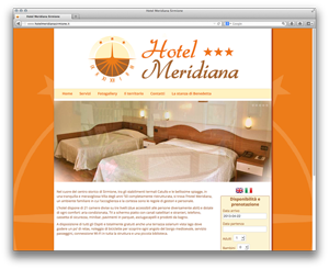 Screenshot sito www.hotelmeridianasirmione.it