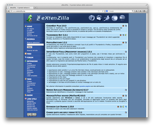 Screenshot sito www.extenzilla.org